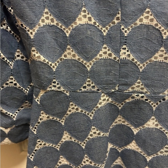 GODDIVA of London Blue and White Button-Up Dress Sz 8 NWT!! - Picture 13 of 16